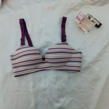 Load image into Gallery viewer, Multi Color Strips Foamy Pushup Bra
