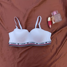 Load image into Gallery viewer, Love Written Deep Half Cup Wired Padded Pushup With Removable Straps
