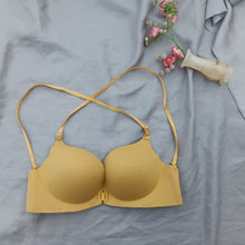 Load image into Gallery viewer, Front Open Double Padded Back Strings Bra

