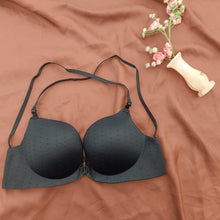 Load image into Gallery viewer, Front Open Double Padded Back Strings Bra
