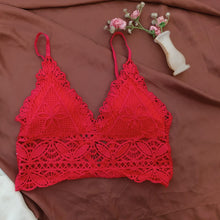 Load image into Gallery viewer, V Shape Crochet Fancy Bra
