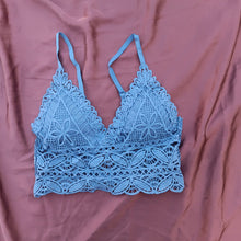 Load image into Gallery viewer, V Shape Crochet Fancy Bra
