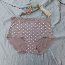 Load image into Gallery viewer, Dotted Cotton High Waist Underwear

