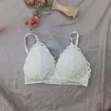 Load image into Gallery viewer, French Style V Shape Thin Removeable Padded Bra
