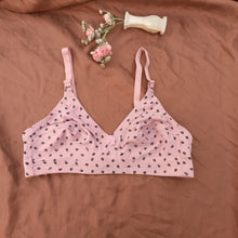 Load image into Gallery viewer, Leaf Design Daily Wear Non Padded Basic Bra
