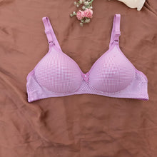 Load image into Gallery viewer, Dotted Flower Single Padded Deep Cup Bra
