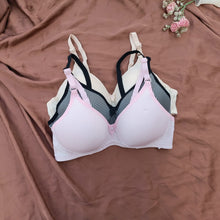Load image into Gallery viewer, Dotted Flower Single Padded Deep Cup Bra

