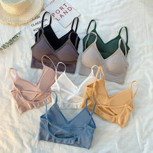Load image into Gallery viewer, Cross Back Wire Free Bralette
