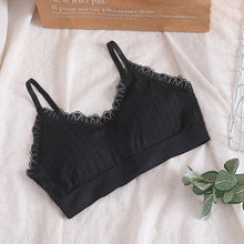 Load image into Gallery viewer, Thin Strips Soft Lace Design Daily Wear Bralette
