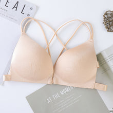 Load image into Gallery viewer, Front Open Hand Shaped Light Padded Strings Bra
