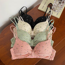 Load image into Gallery viewer, Double Stripped Bow Style Single Padded Bra
