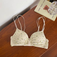 Load image into Gallery viewer, Double Stripped Bow Style Single Padded Bra
