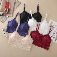Elegant Flower Bralette With Removeable Pads