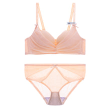 Load image into Gallery viewer, Soft Net Padded Bra Set
