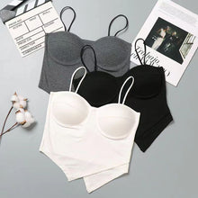 Load image into Gallery viewer, Cut Padded Long Bra /Camisole
