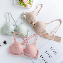 Load image into Gallery viewer, Double Stripped Medium Padded Daily Wear Bra
