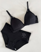 Load image into Gallery viewer, Smooth Cotton Double String Daily Wear Bra &amp; Panty Set
