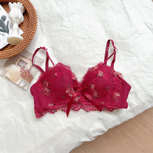 Load image into Gallery viewer, Flower Design Very Elegant Single Padded Bridal Bra
