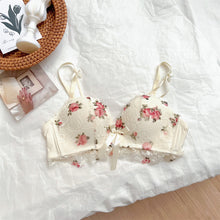 Load image into Gallery viewer, Flower Design Very Elegant Single Padded Bridal Bra
