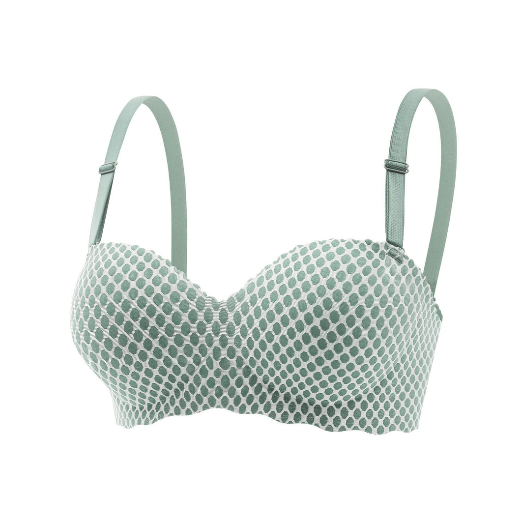 Double Padded Hand Shaped Half Cup Pushup Bra