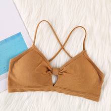Load image into Gallery viewer, Wire Free Hole Style Light Padded Bralette
