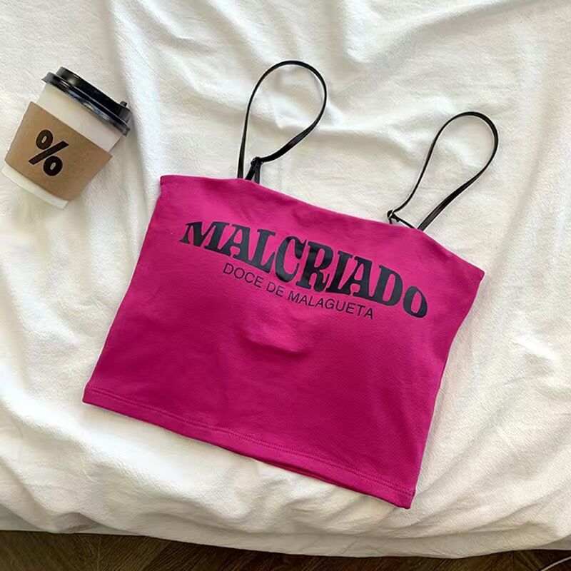 MALCRIADO written Short Camisole