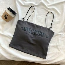 Load image into Gallery viewer, MALCRIADO written Short Camisole
