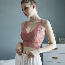 Load image into Gallery viewer, Flower Net Long Bra with Removeable Pads
