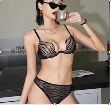 Load image into Gallery viewer, Plunge Style  Medium Padded Elegant Bra Set
