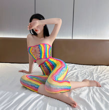 Load image into Gallery viewer, Rainbow Design Stockings (103)

