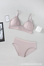 Load image into Gallery viewer, Smooth Elastane Summer Light Padded Bra &amp; Panty Set
