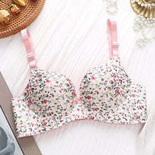 Load image into Gallery viewer, Double Padded Very Soft &amp; Smooth Pushup Flowers Bra
