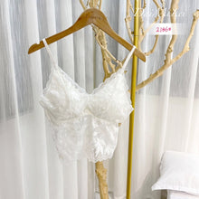 Load image into Gallery viewer, Leaf Padded Short Net Camisoles With Removeable Pads
