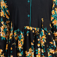 Load image into Gallery viewer, Black Floral Frock
