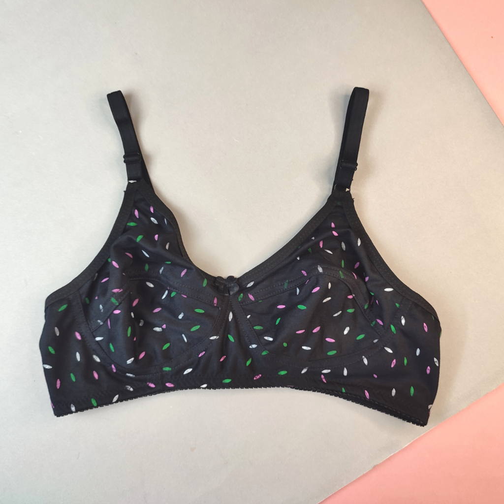 Dotted Bra Simple Cotton
