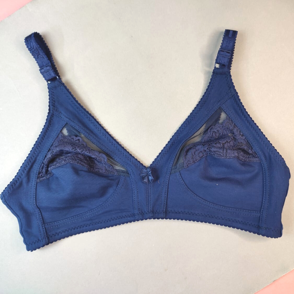 Smooth Cotton & Net Bra