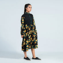 Load image into Gallery viewer, Black Floral Frock
