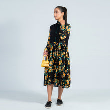 Load image into Gallery viewer, Black Floral Frock
