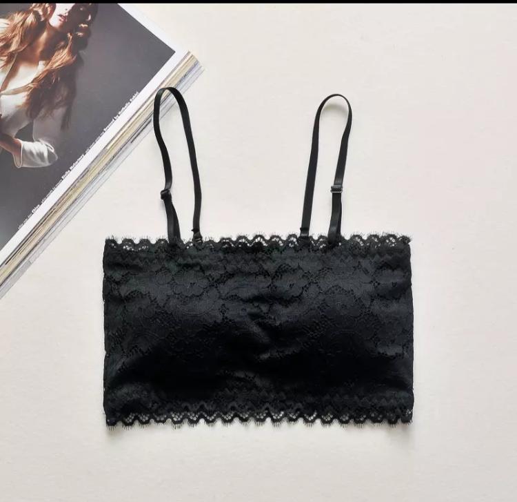 Stripped Padded Bra's Xoxostorepk Black 