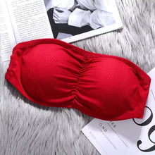 Load image into Gallery viewer, Hooked Strapless Padded Bra Xoxostorepk Red 
