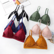 French Style V shape Net Bra