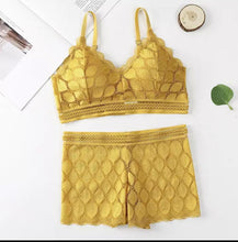 Load image into Gallery viewer, Leaf Padded Bra &amp; Penty Set
