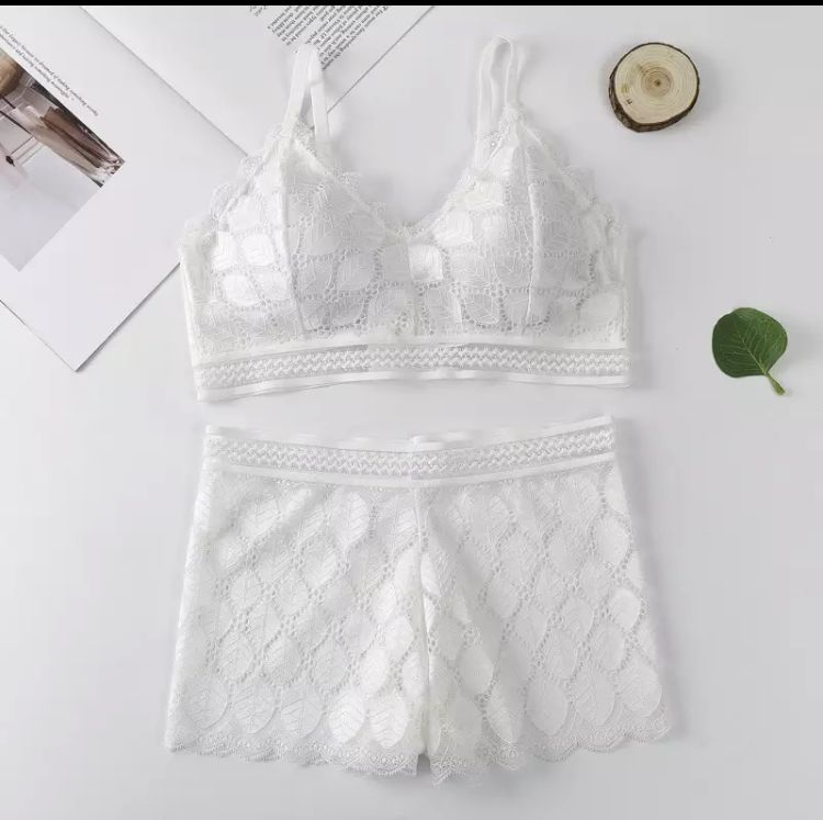 Leaf Padded Bra & Penty Set